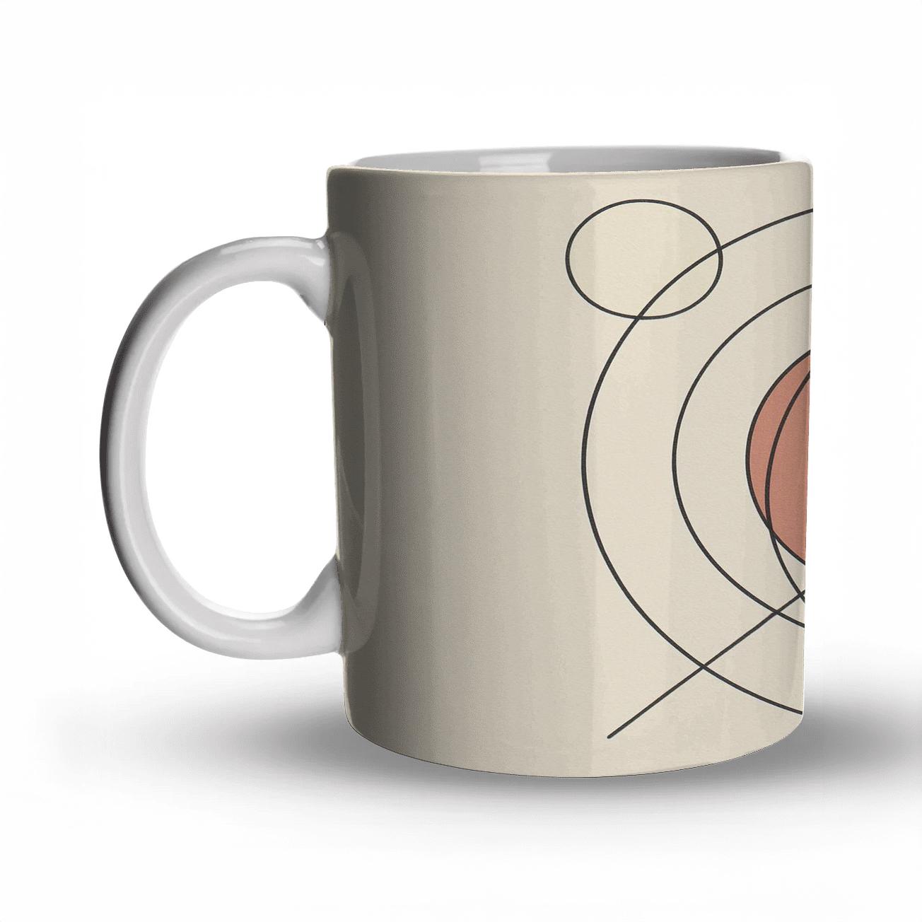 Orbit Geometry Minimal travel mugs with handles