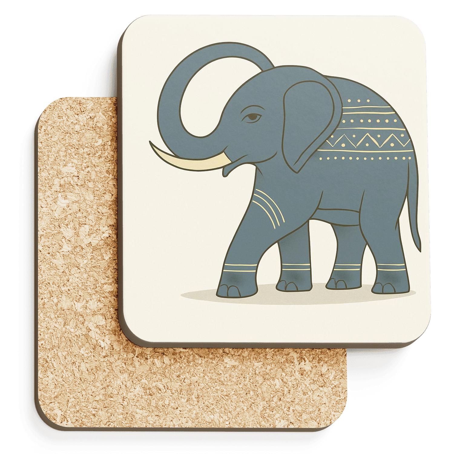 Gentle Elephant Crest stone coaster collections