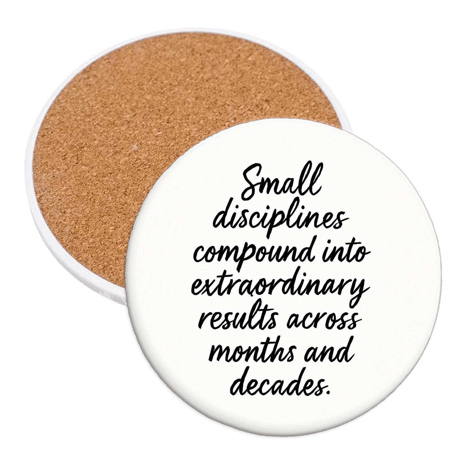 Disciplined Growth stone coaster collections