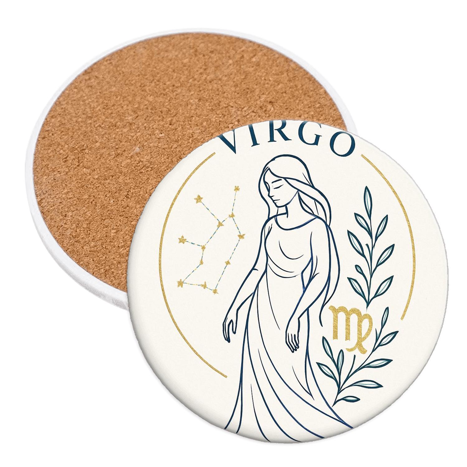 Virgo Purity Line absorbent drink coasters
