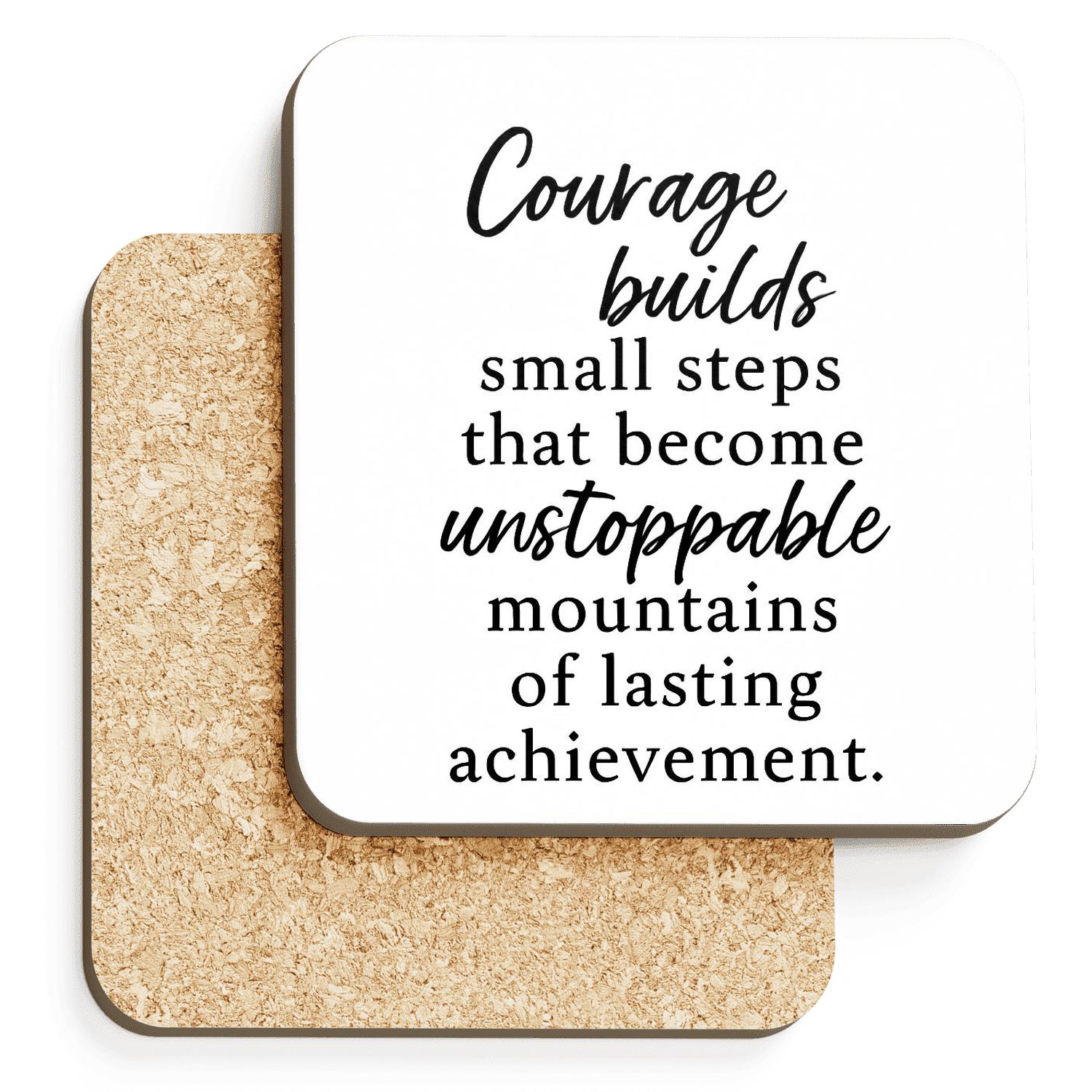 Unstoppable Mountains elegant tabletop coasters