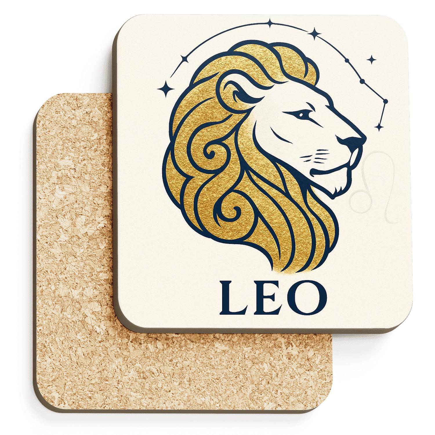 Leo Regal Line wooden table coasters