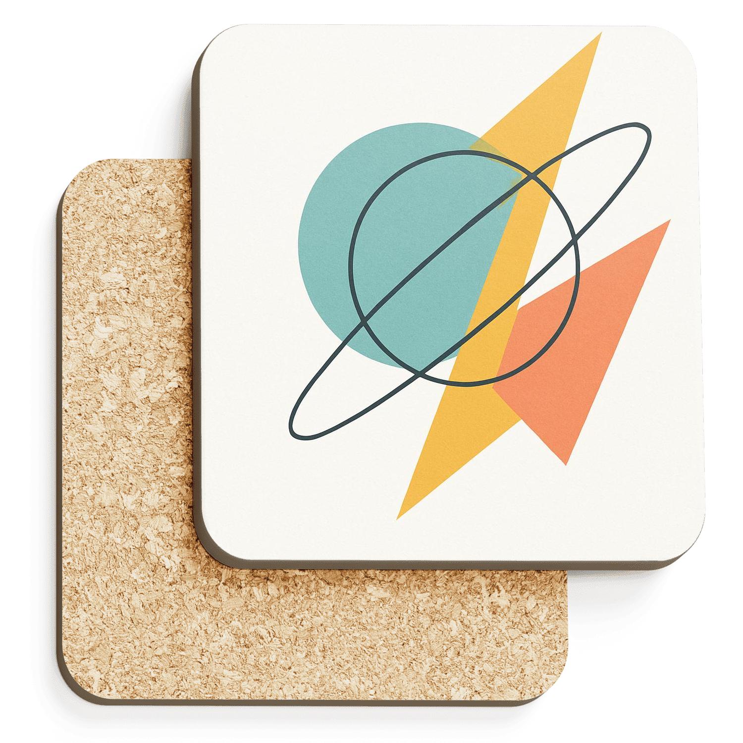 Orbit Geometry stone coaster collections