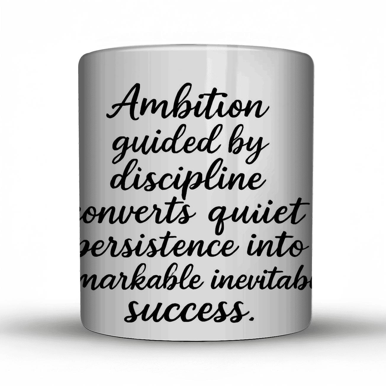 Disciplined Ambition insulated thermal mugs