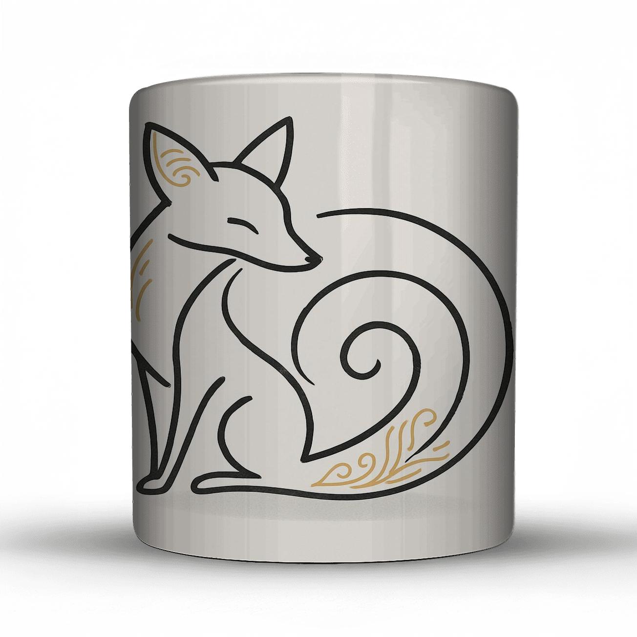 Silent Dune Fox gift mugs for occasions