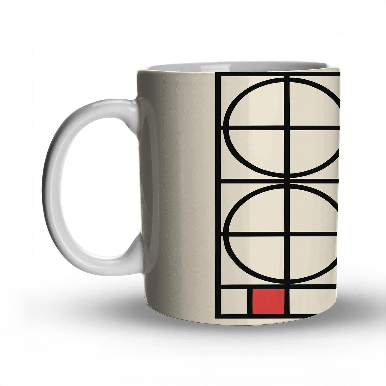 Bauhaus Constructive Grid insulated thermal mugs