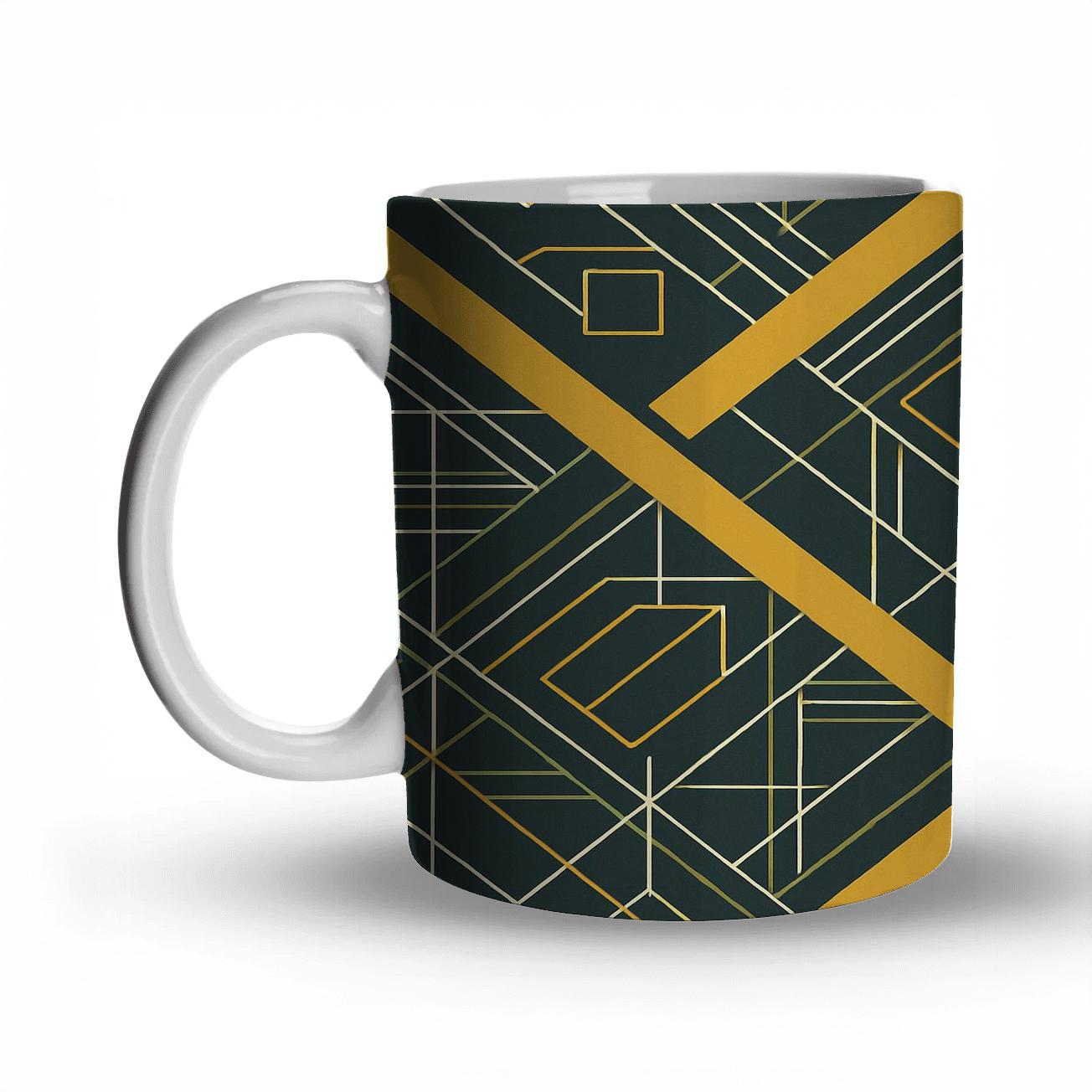 Tectonic Line Weave personalized mugs