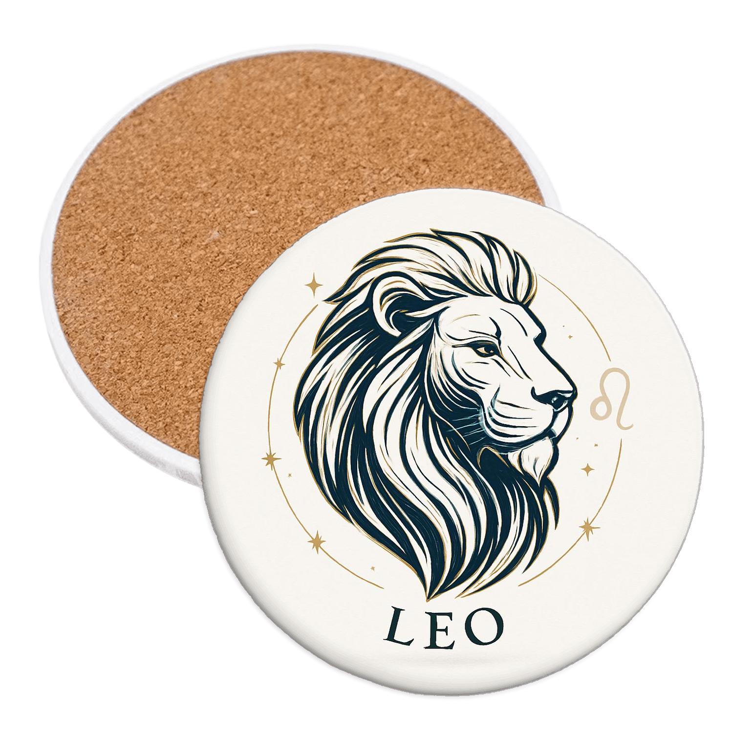 Leo Regal Line wooden table coasters