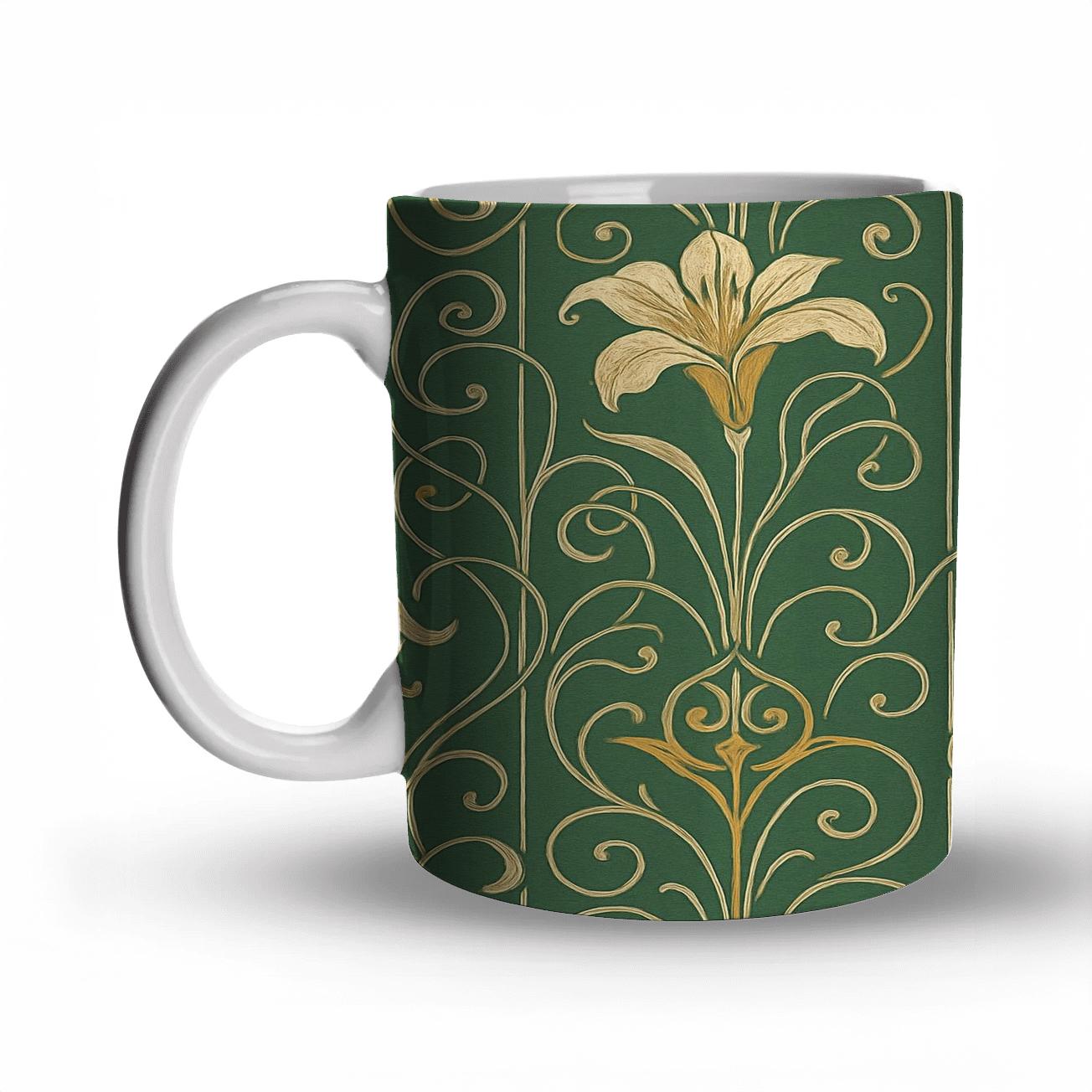 Art Nouveau Botanical Repeat gift mugs for occasions