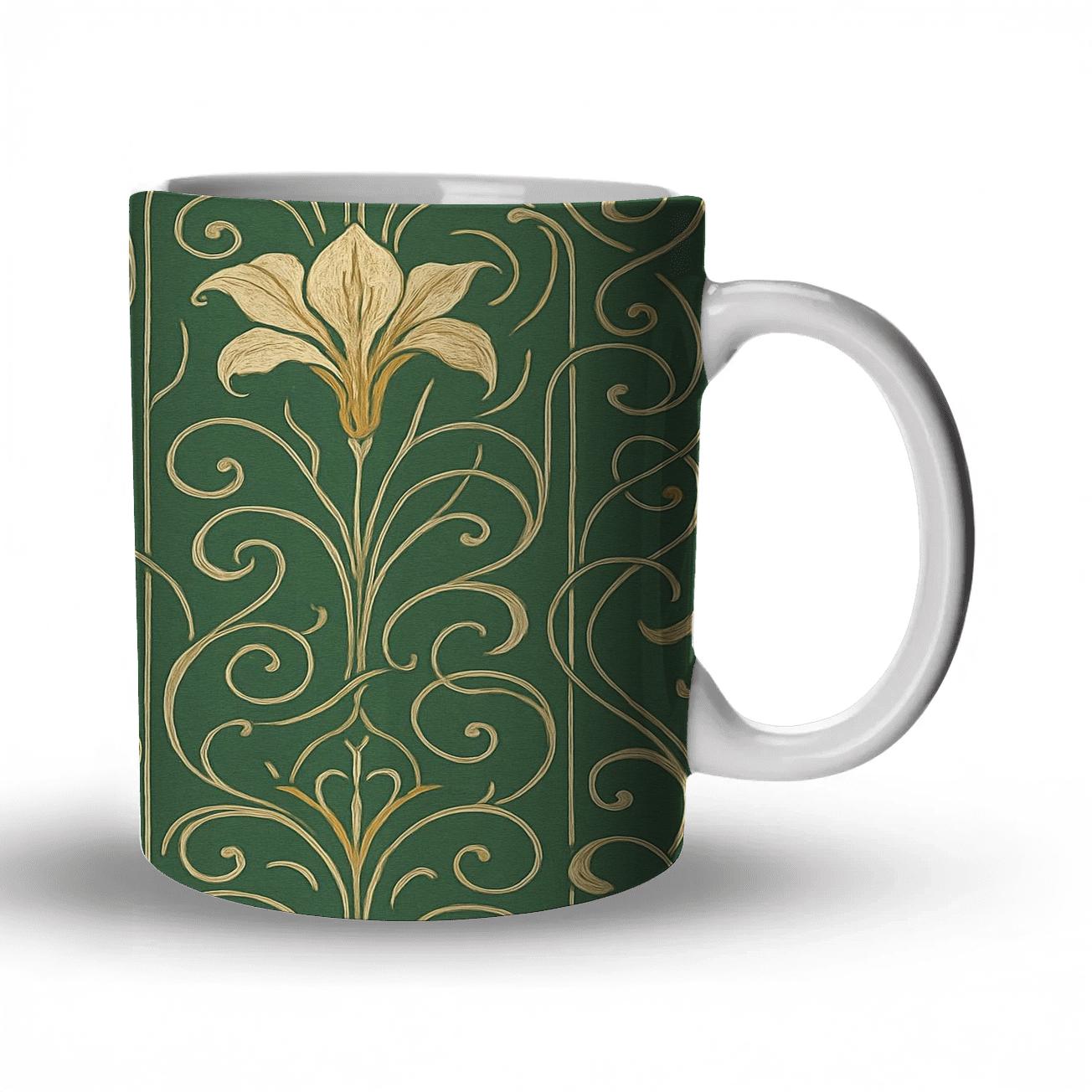 Art Nouveau Botanical Repeat gift mugs for occasions