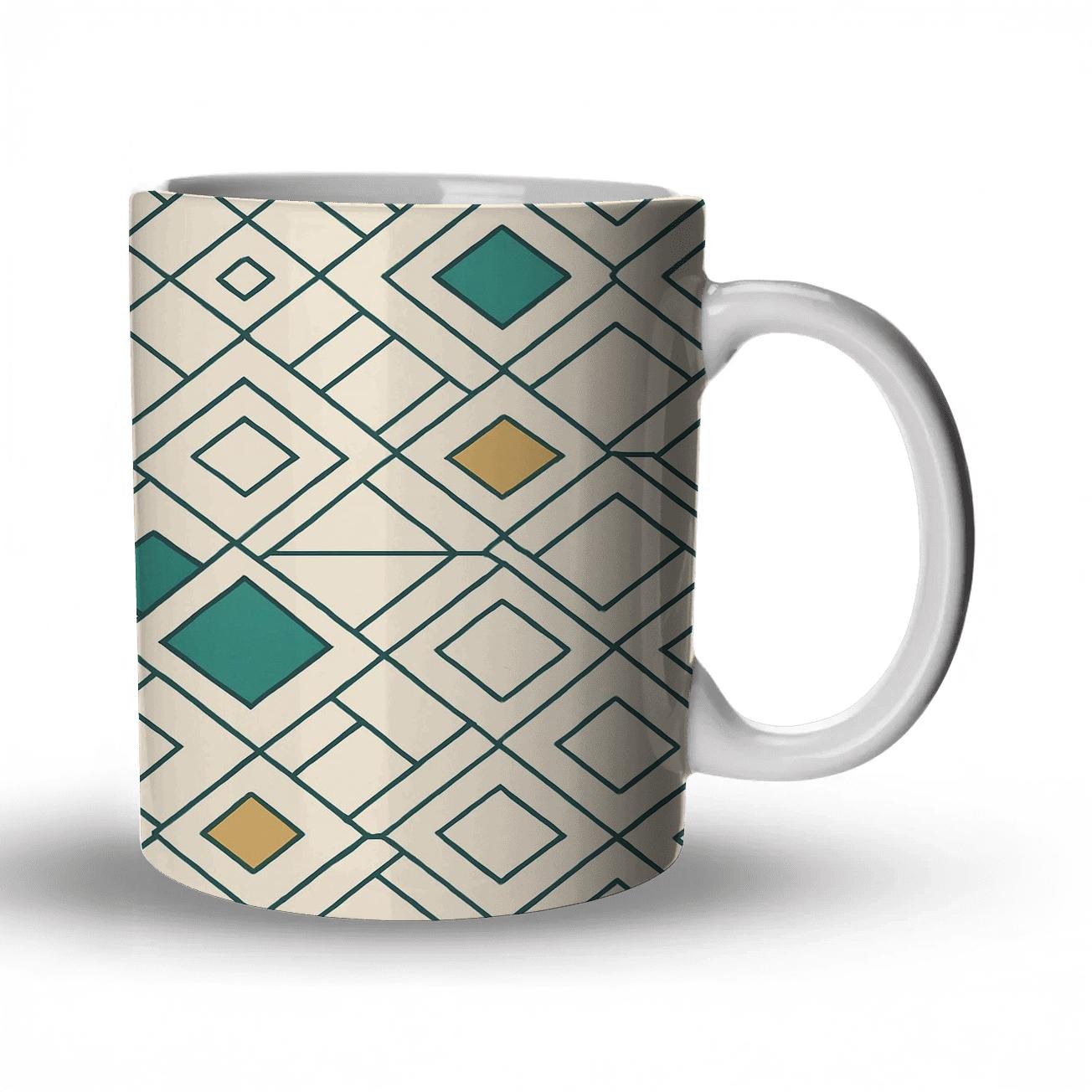 Modular Oracle Grid custom printed mugs