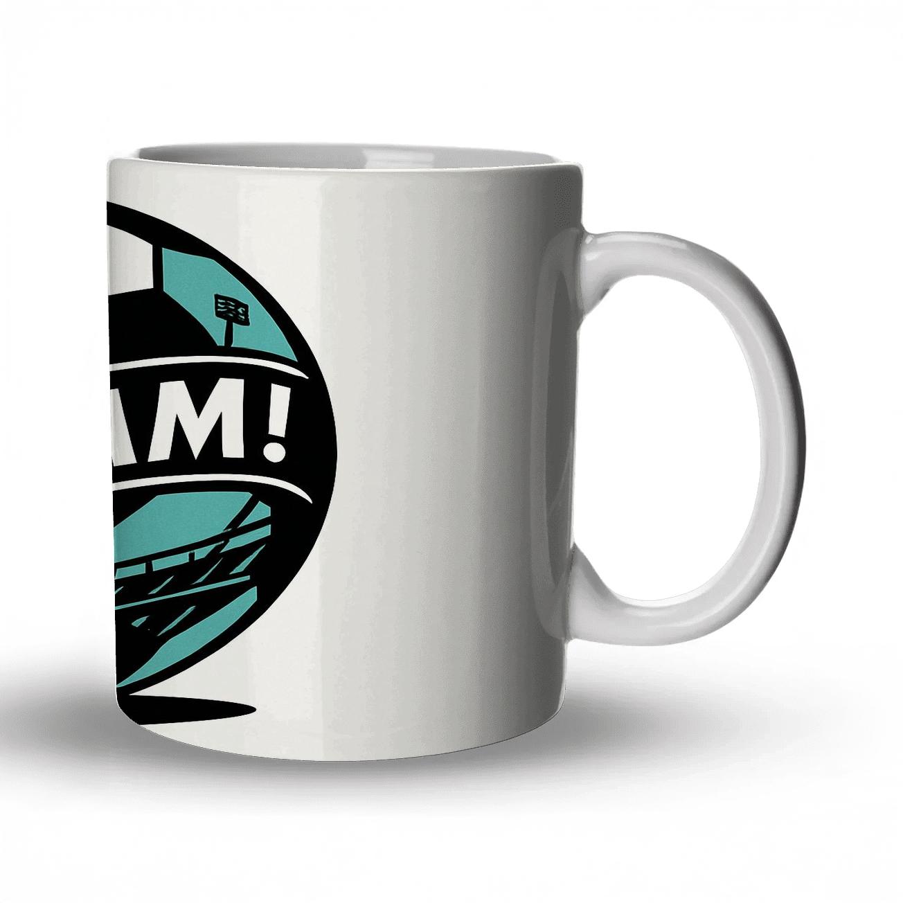 Soccer Classic Pentagons travel mugs with handles