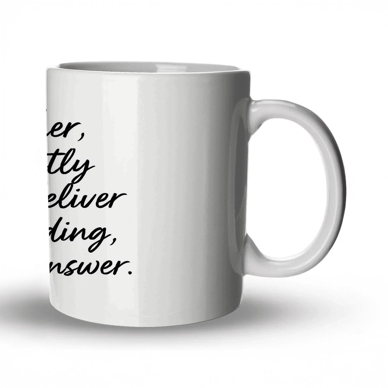 Aim Higher Minimalist Quote Art premium drinkware mugs