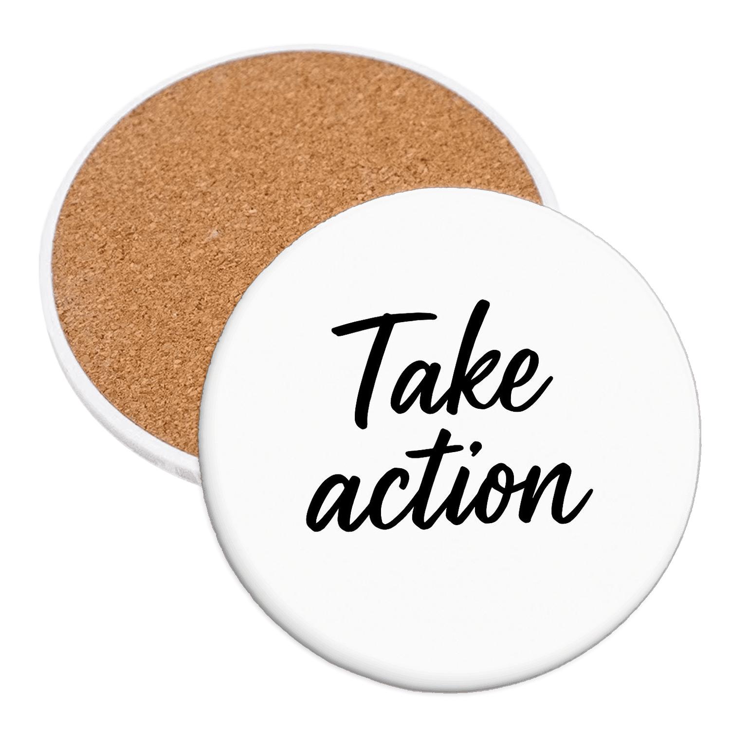 Begin Boldly coasters for home decor