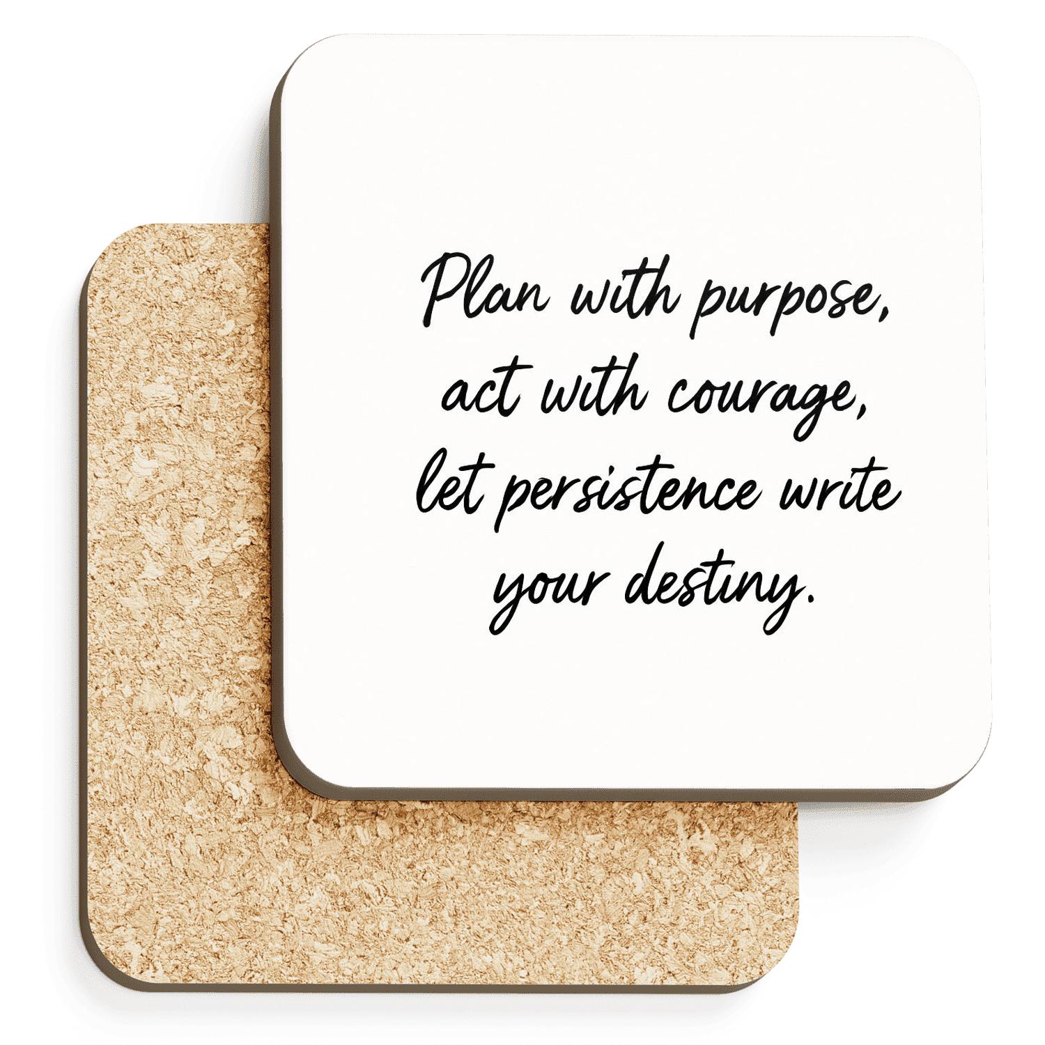 Quiet Victory coasters for home decor