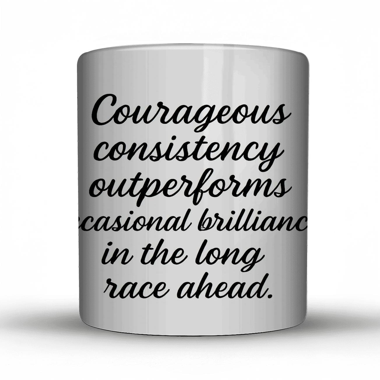Steady Courage novelty coffee mugs