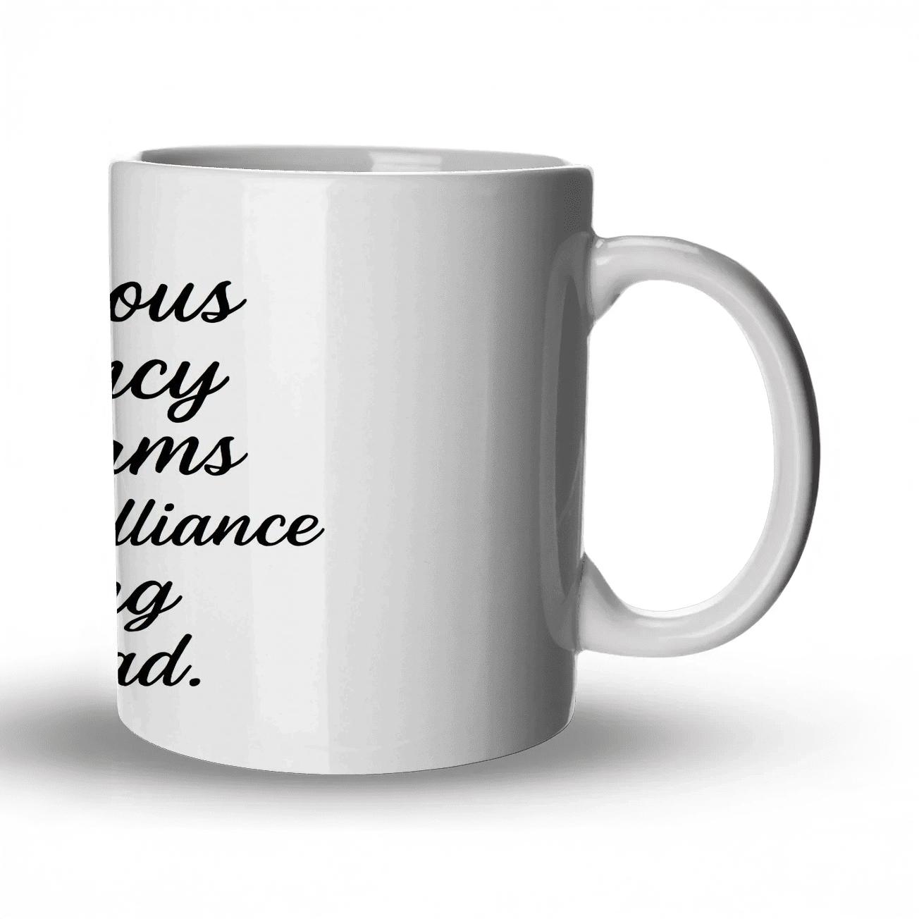 Steady Courage novelty coffee mugs