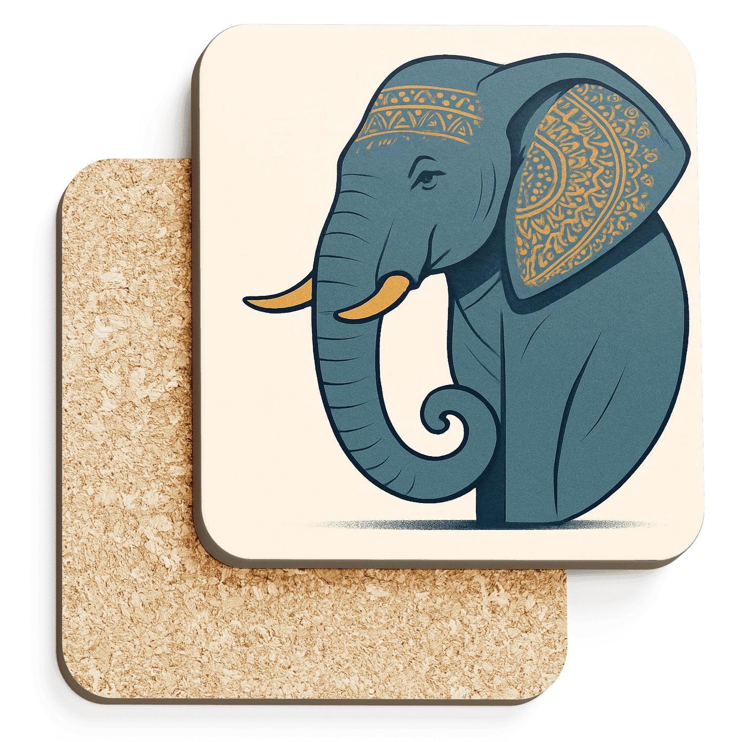 Contemporary Elephant Totem coasters for home decor