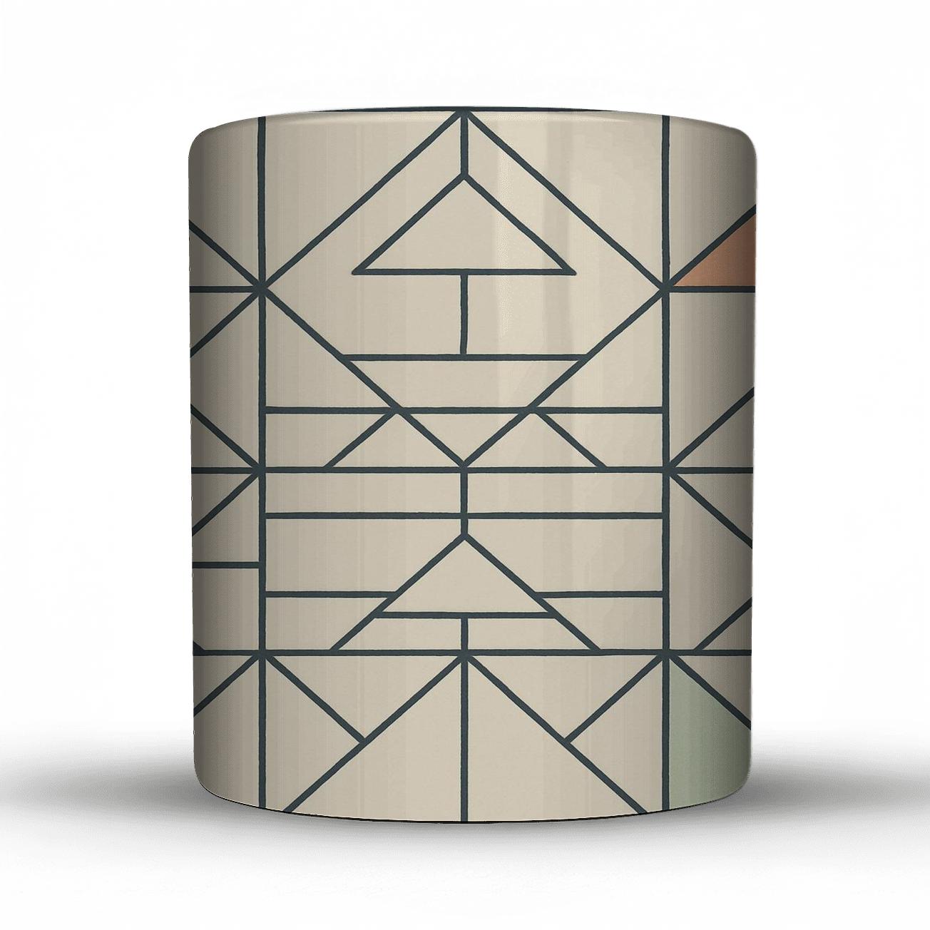 Zen Prisma Lattice decorative mug sets