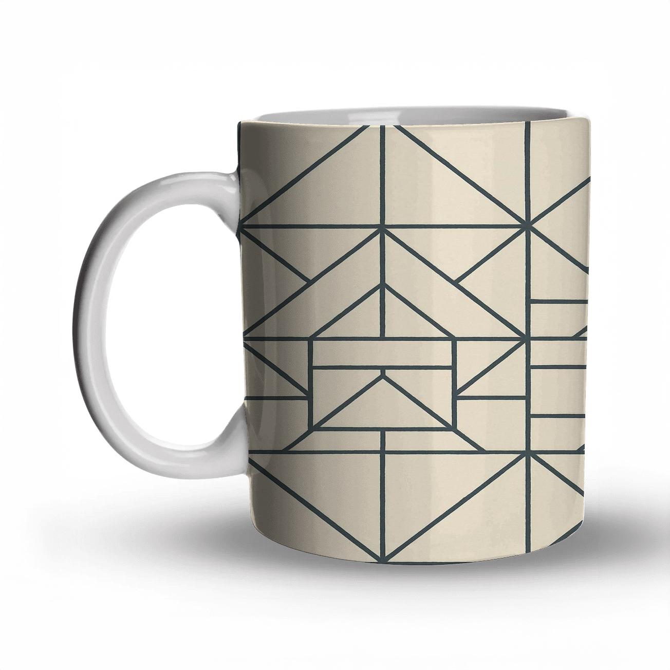 Zen Prisma Lattice decorative mug sets