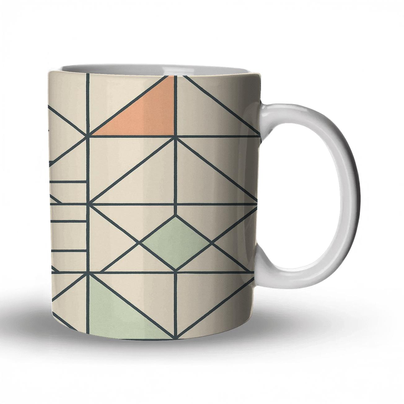 Zen Prisma Lattice decorative mug sets