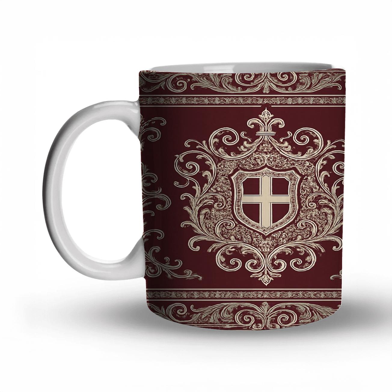 Victorian Ornamental Crest gift mugs for occasions