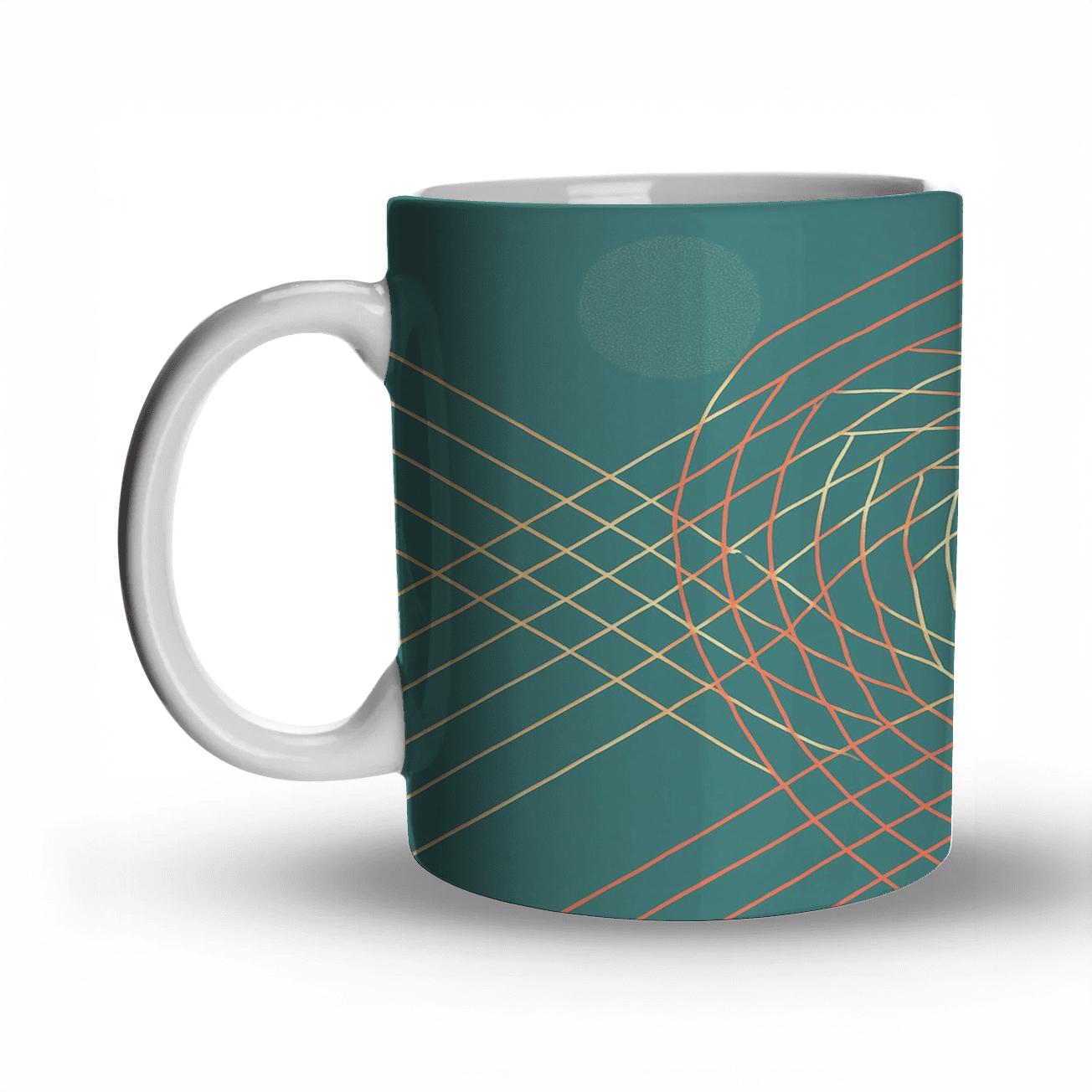 Helical Grid Resonance novelty coffee mugs