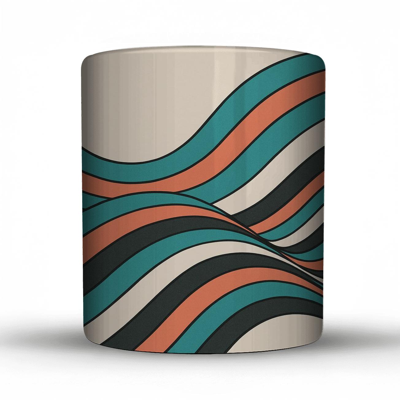 Solar Ribbon Tides personalized mugs