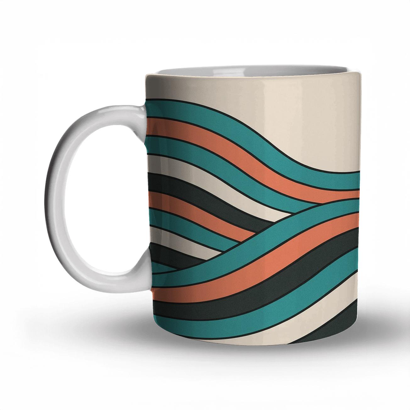 Solar Ribbon Tides personalized mugs