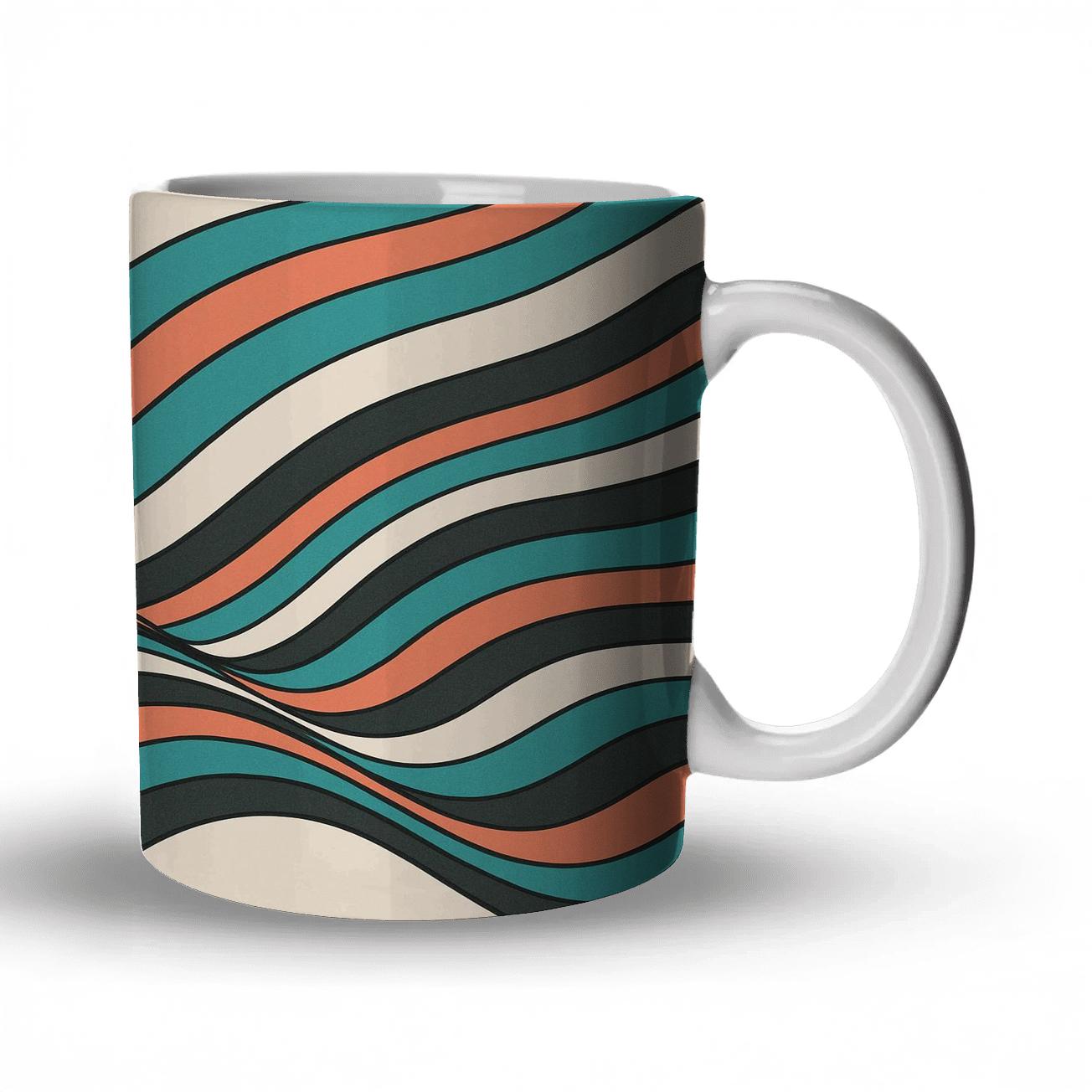 Solar Ribbon Tides personalized mugs