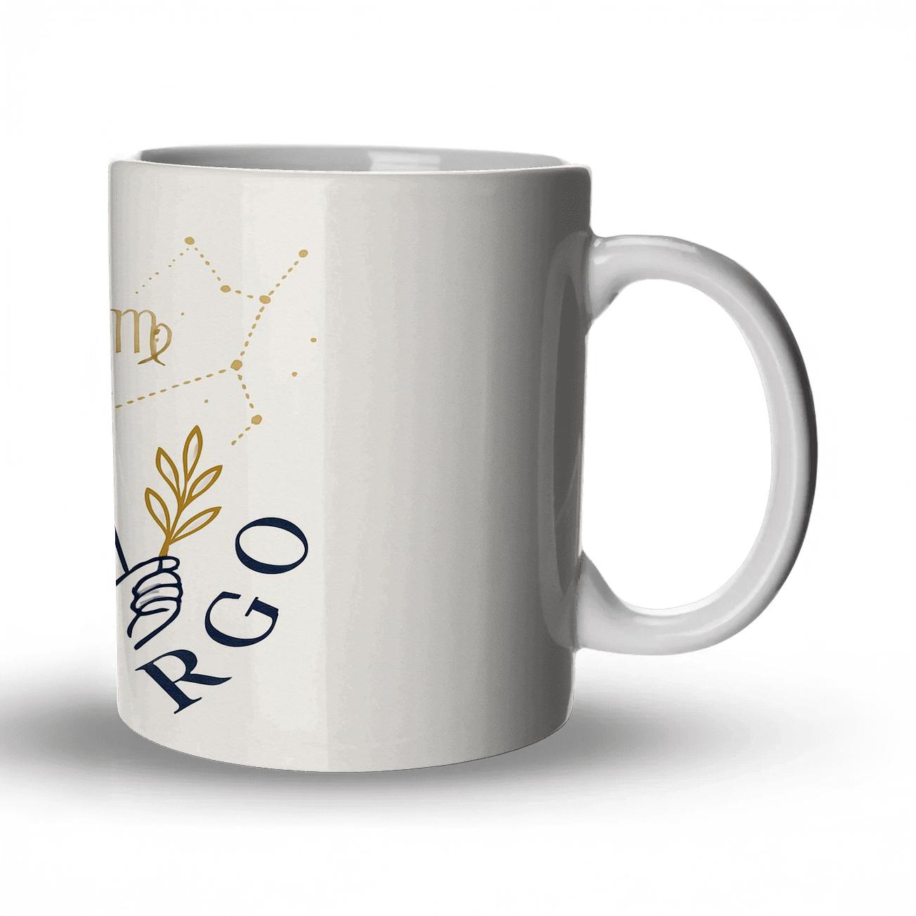 Virgo Quiet Geometry gift mugs for occasions