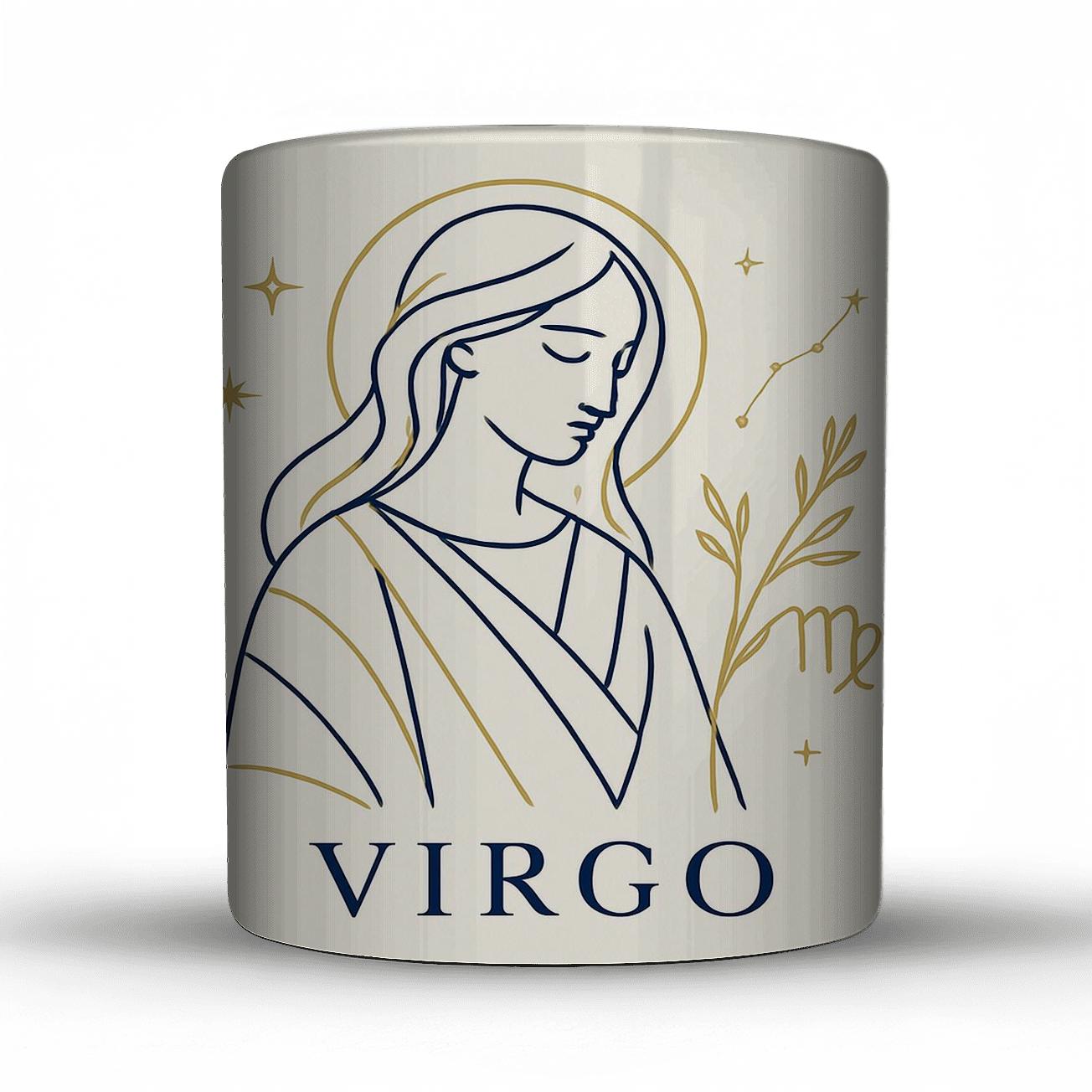 Virgo Serene Geometry decorative mug sets