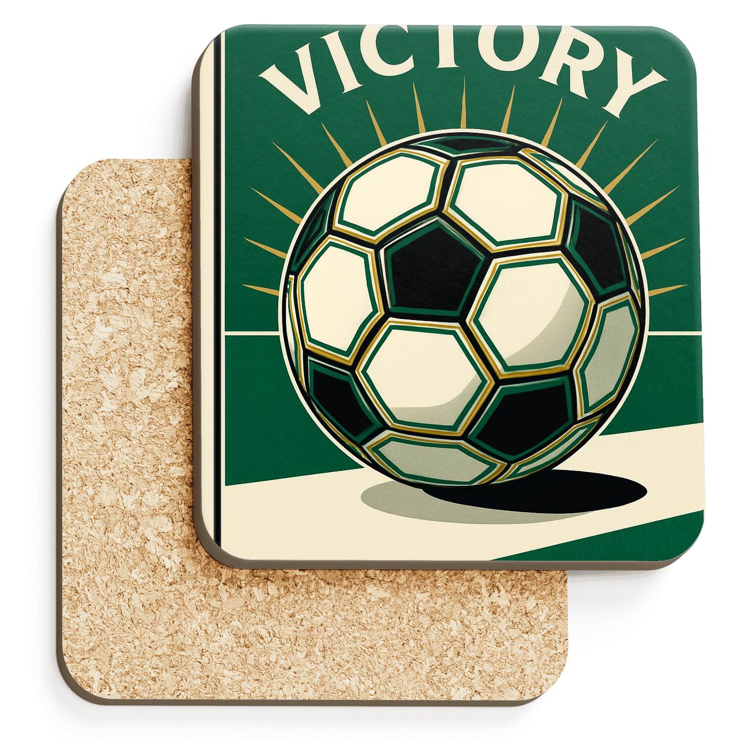 Soccer Pentagonal Geometry stone coaster collections