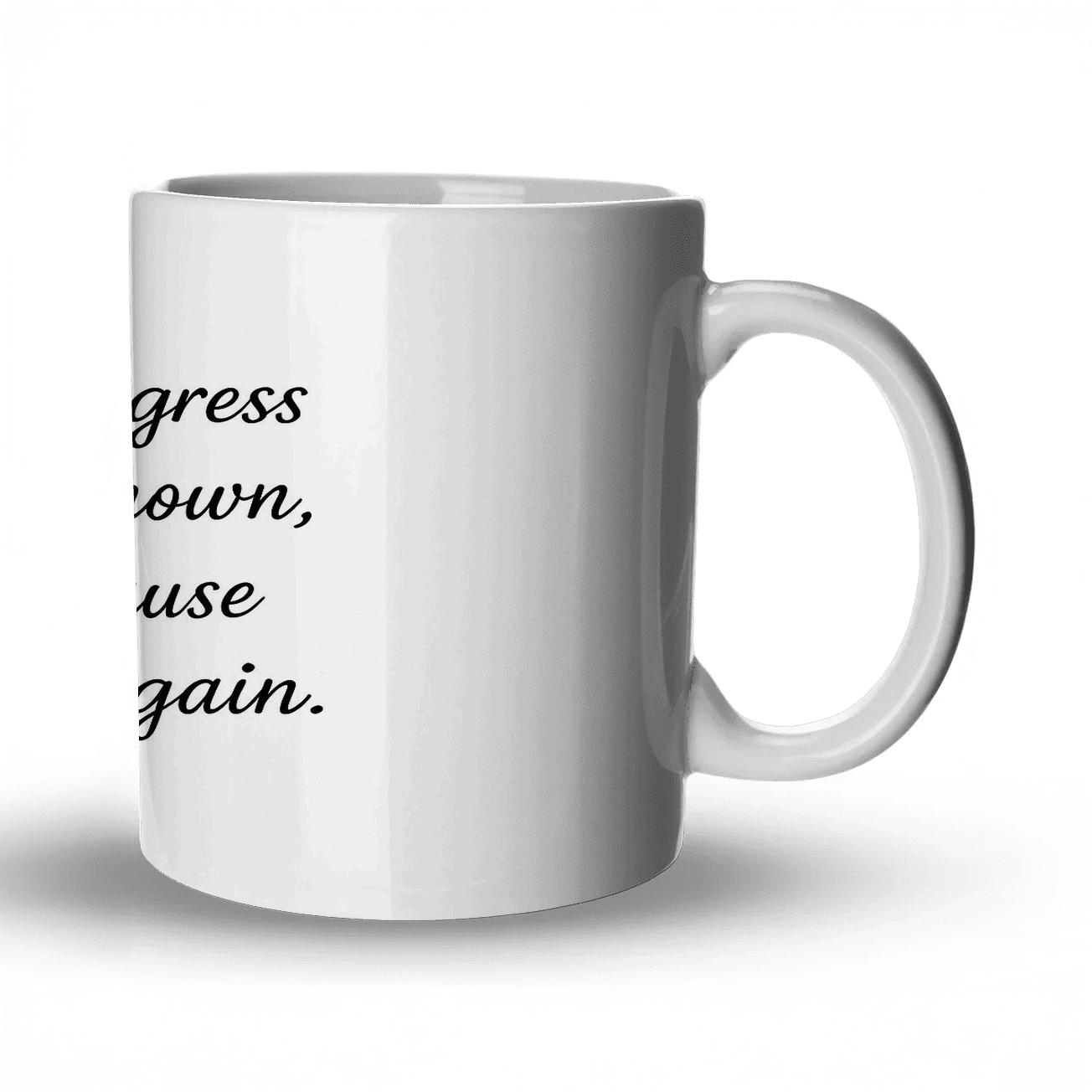 Measure Progress premium drinkware mugs