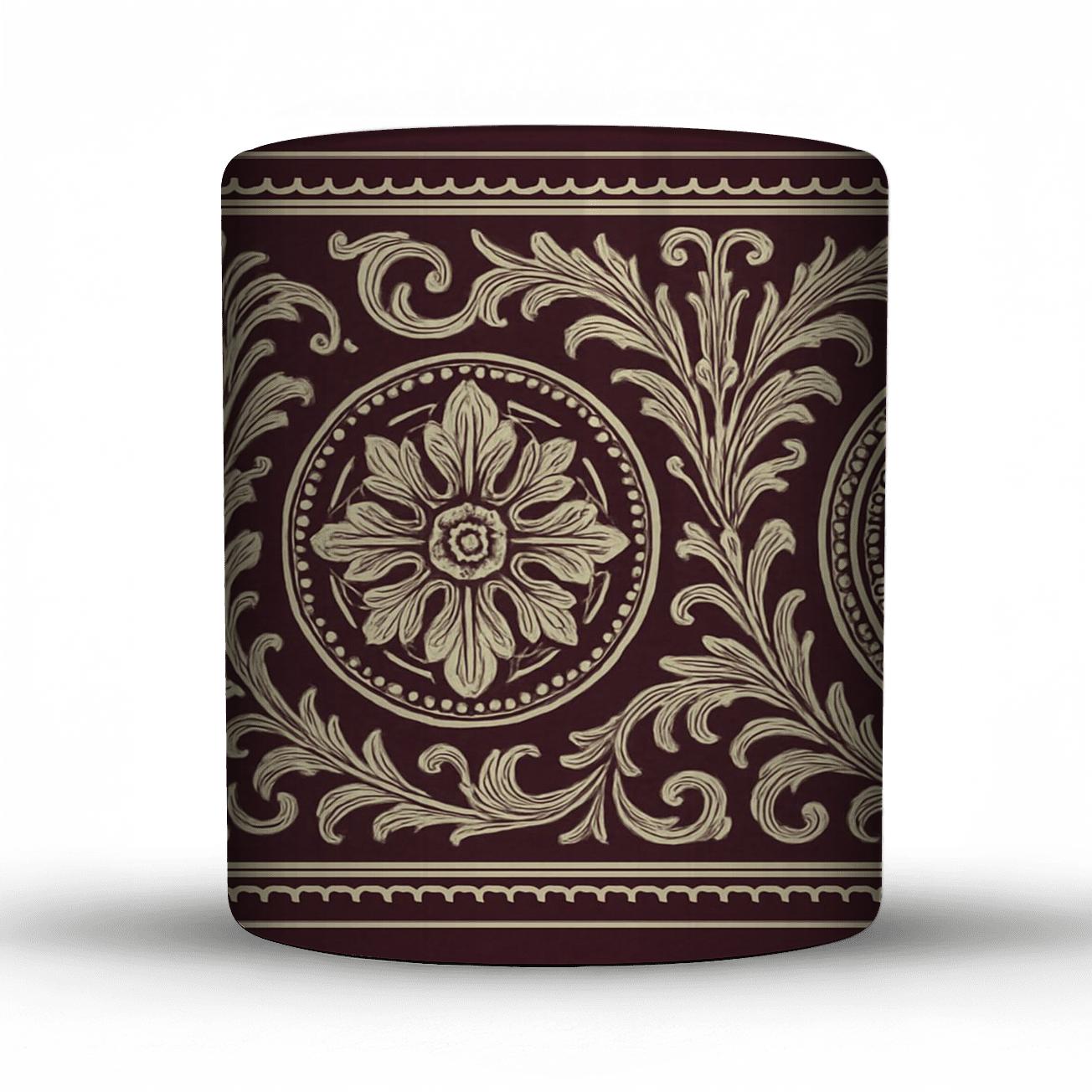 Victorian Ornamental Band novelty coffee mugs