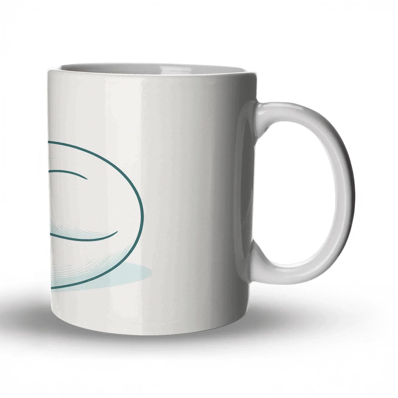 Minimalist Arctic Fox premium drinkware mugs