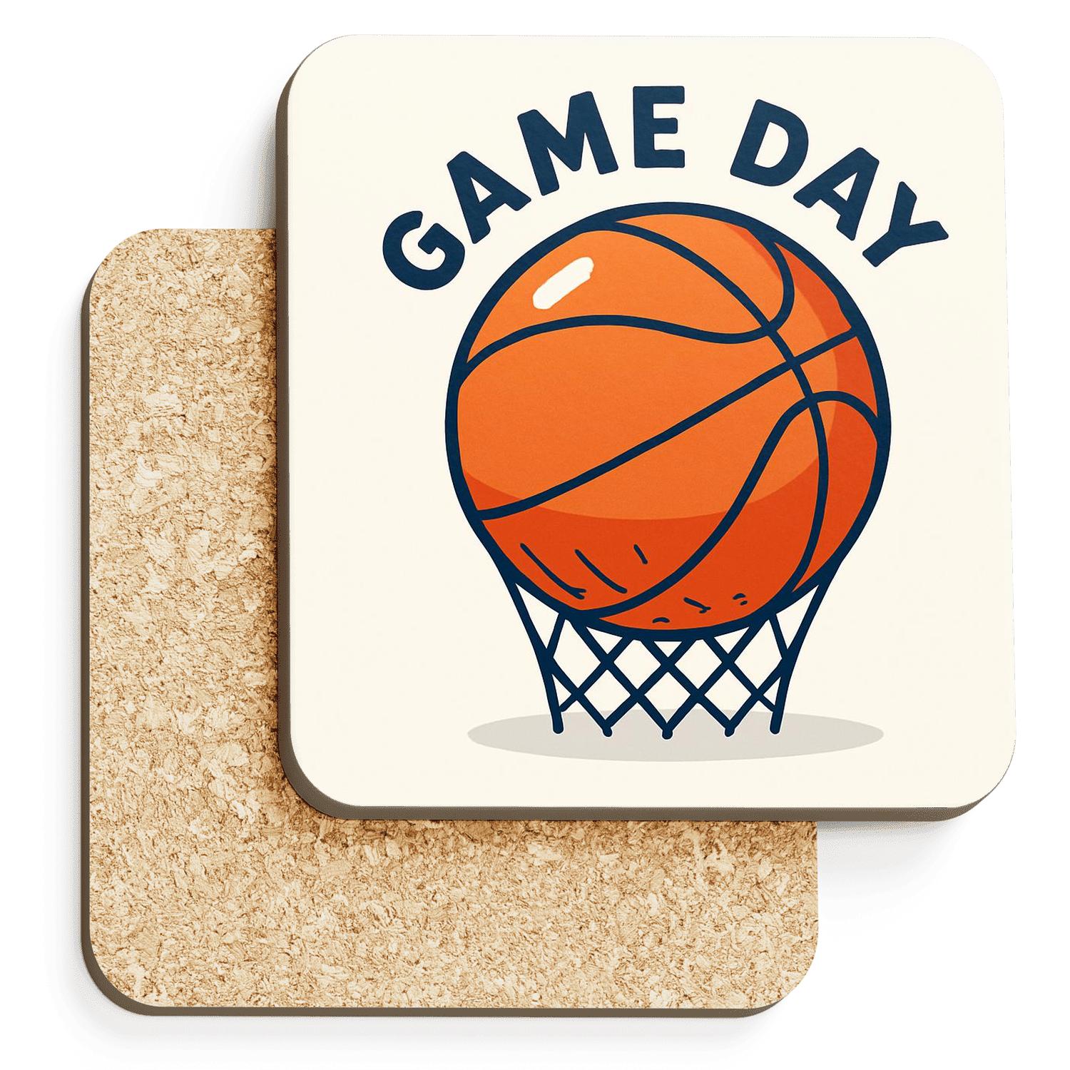 Basketball Net Minimalist decorative beverage coasters