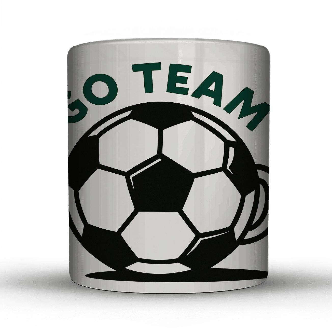 Soccer Pentagons Classic personalized mugs