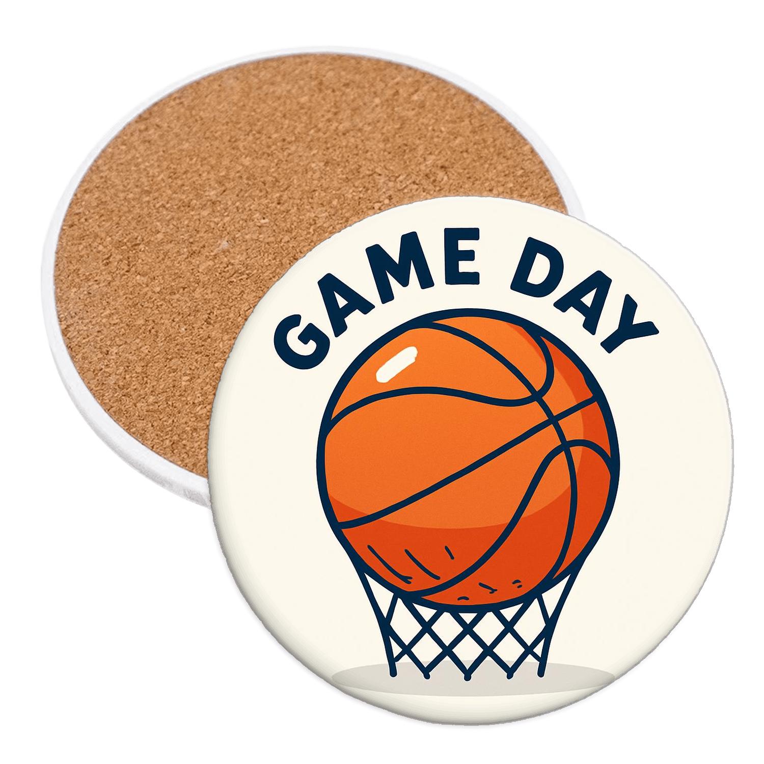 Basketball Net Minimalist stone coaster collections