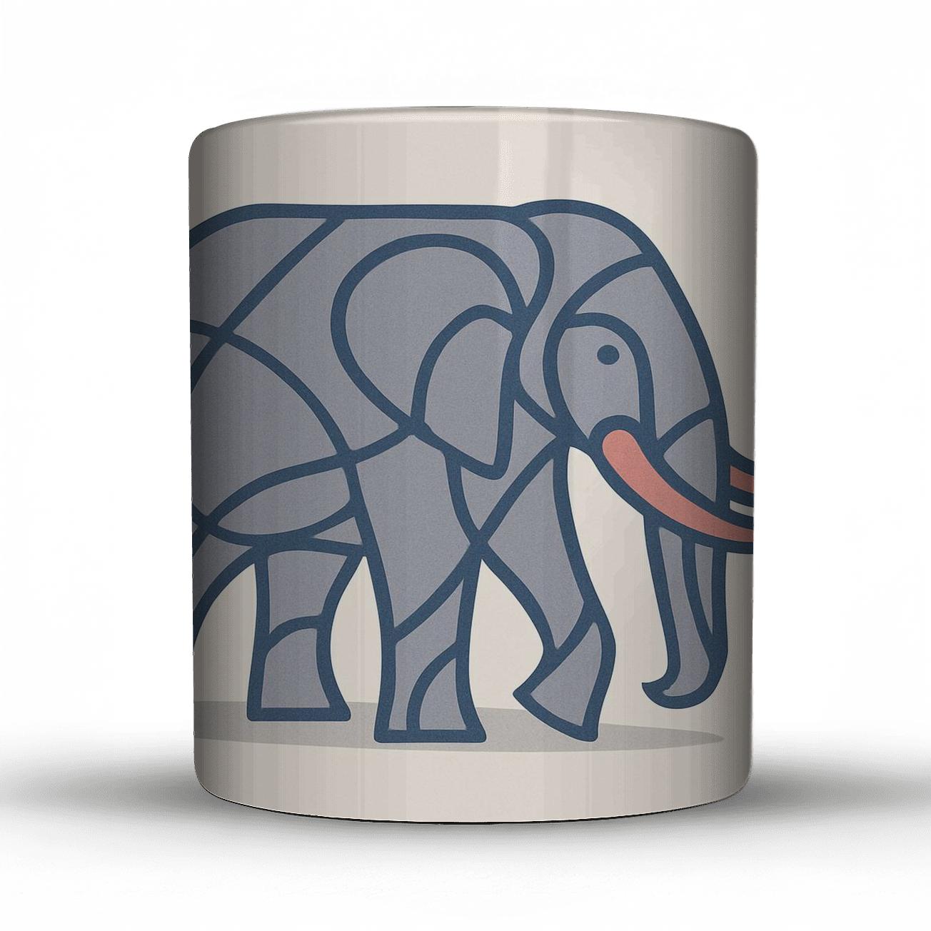 Serene Elephant Mosaic gift mugs for occasions