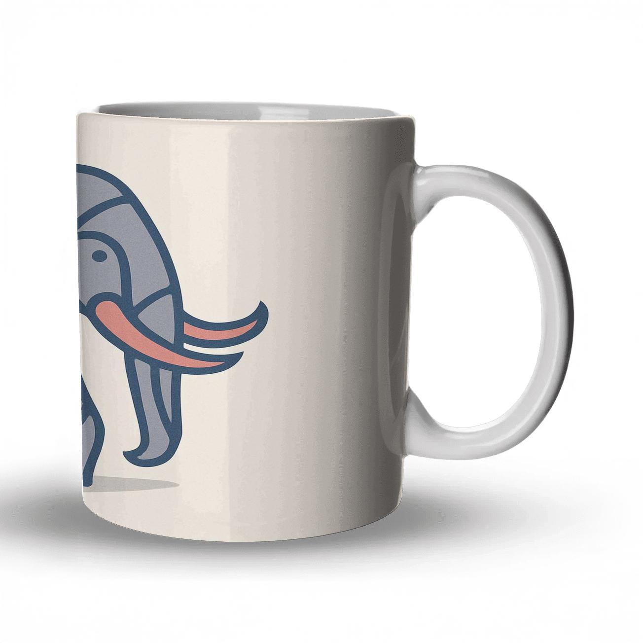 Serene Elephant Mosaic gift mugs for occasions