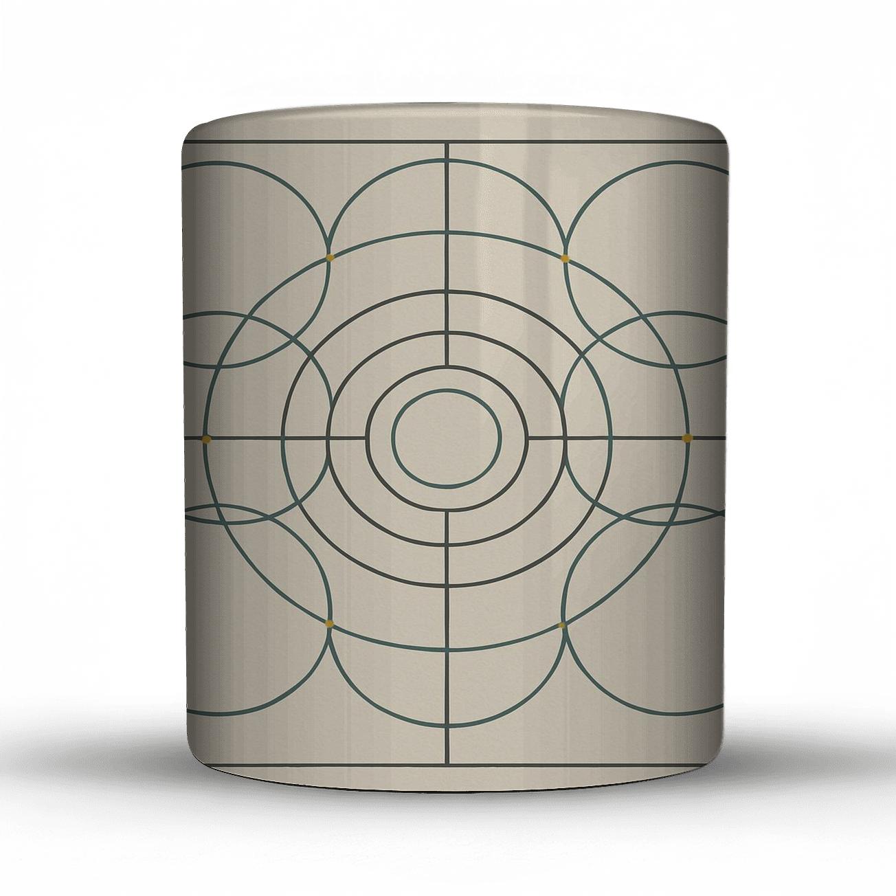 Modular Circle Weave custom printed mugs
