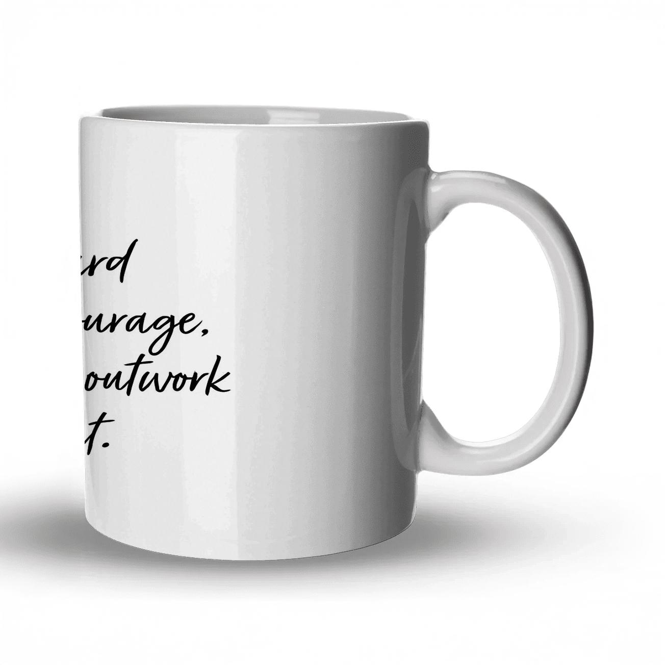 Quiet Determination novelty coffee mugs