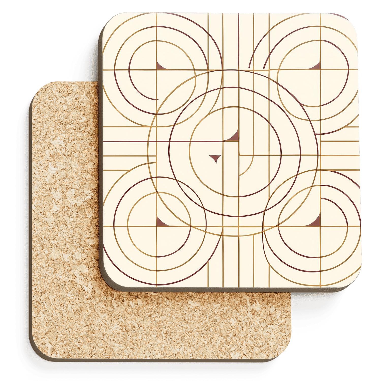Orbit Line Labyrinth stone coaster collections