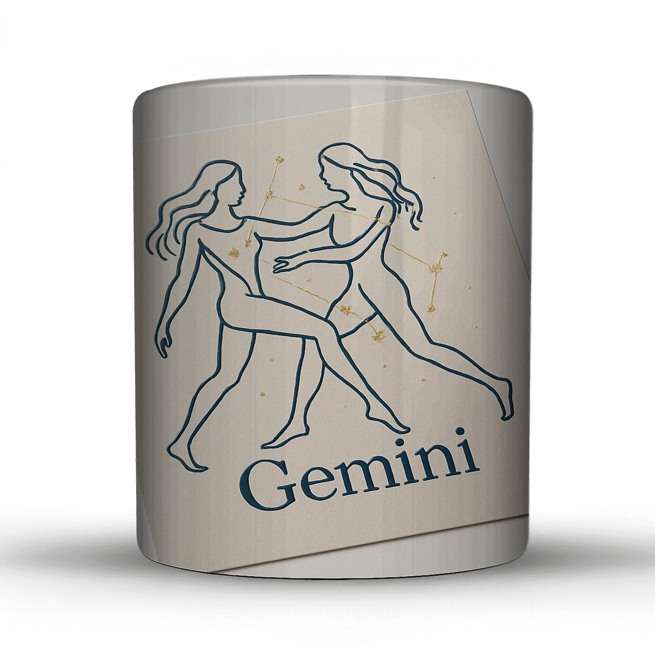 Gemini Twins Elegance personalized mugs