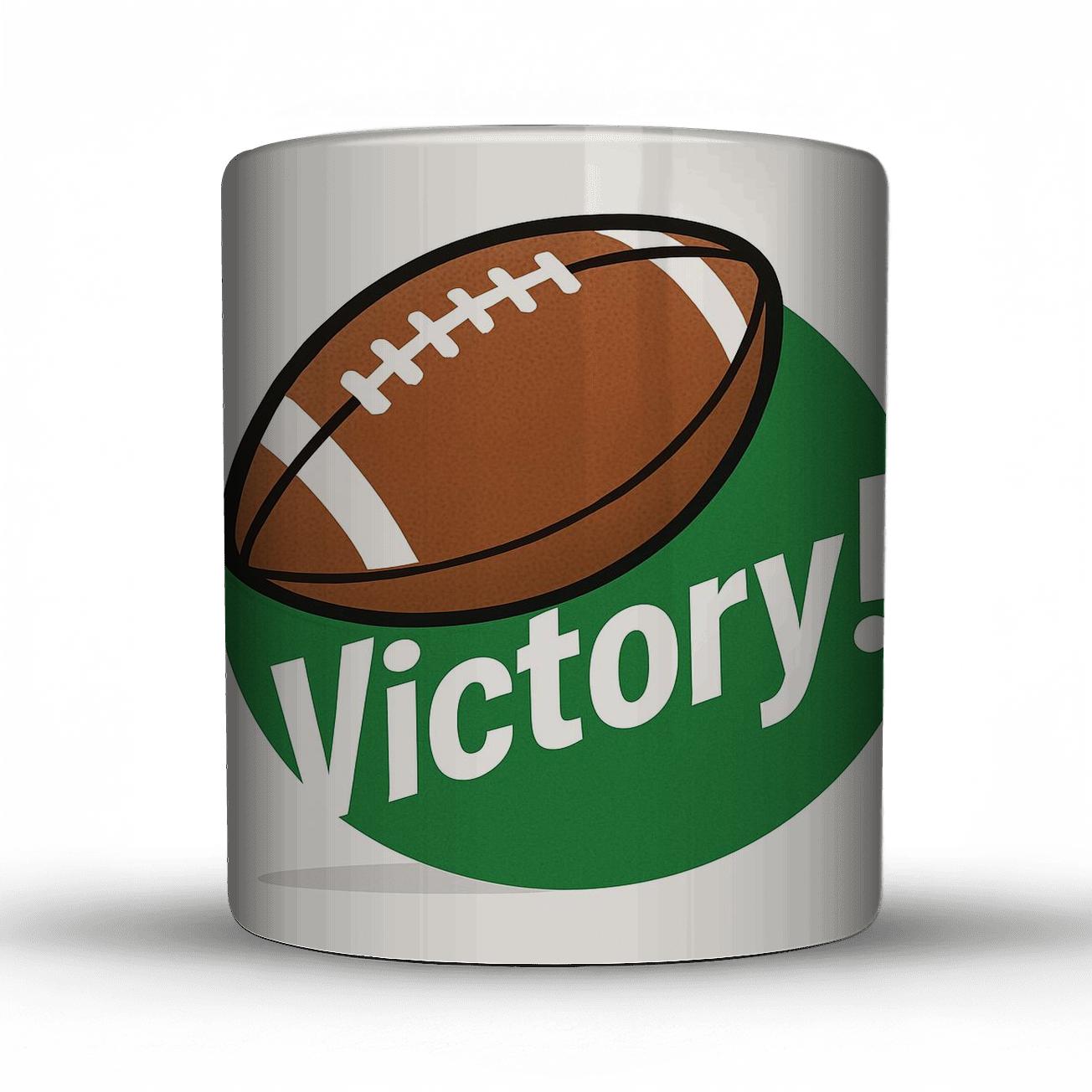 Victory Football Spirit Art personalized mugs