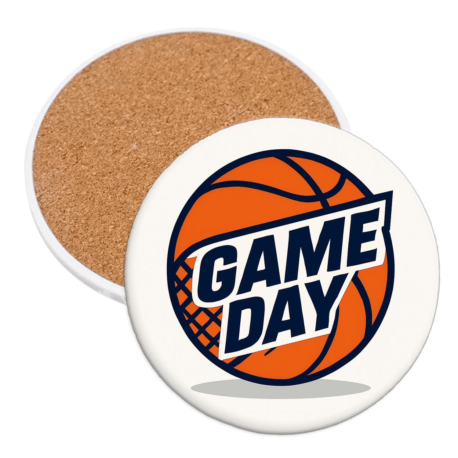 Basket Net Victory custom engraved coasters