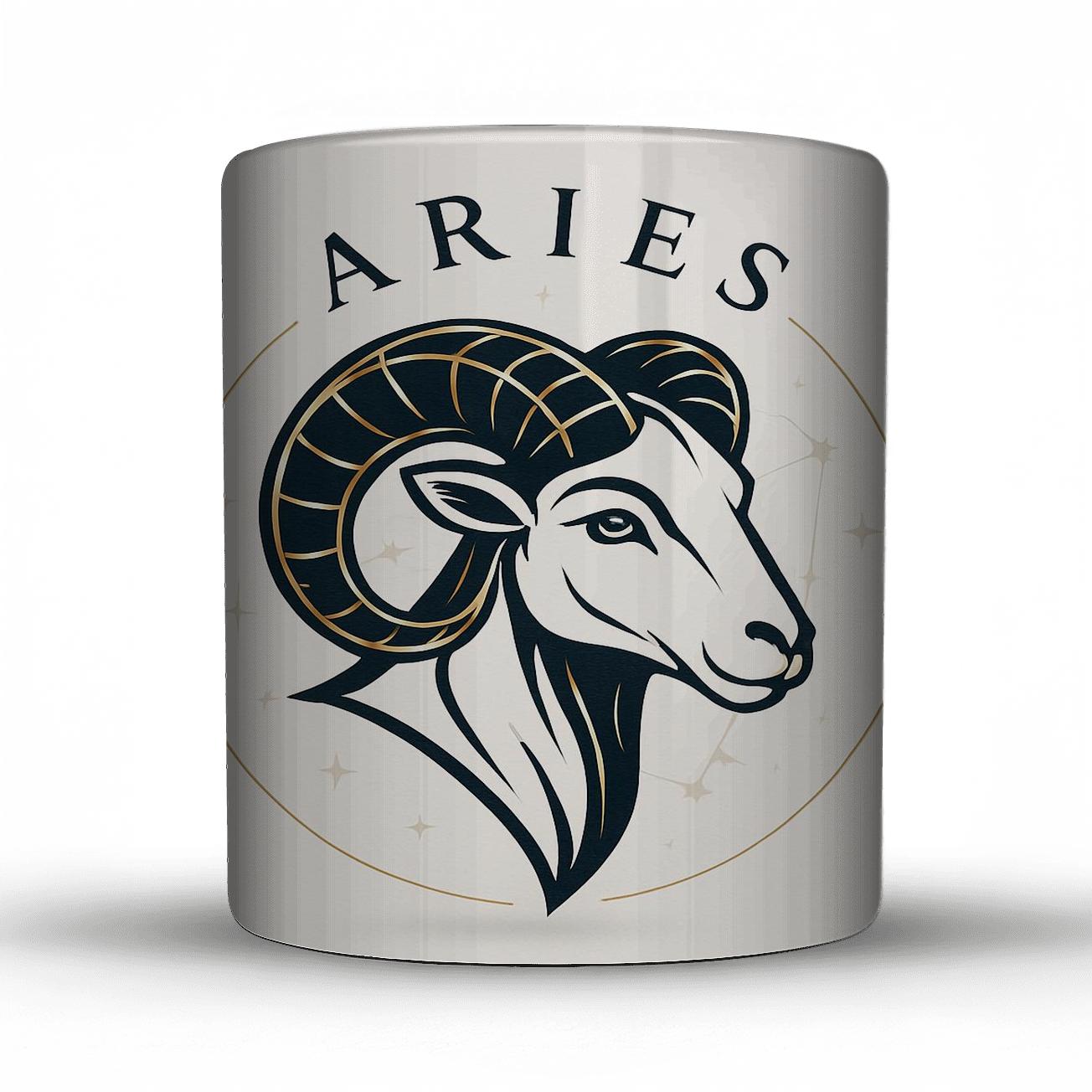 Aries Elegant Ram personalized mugs