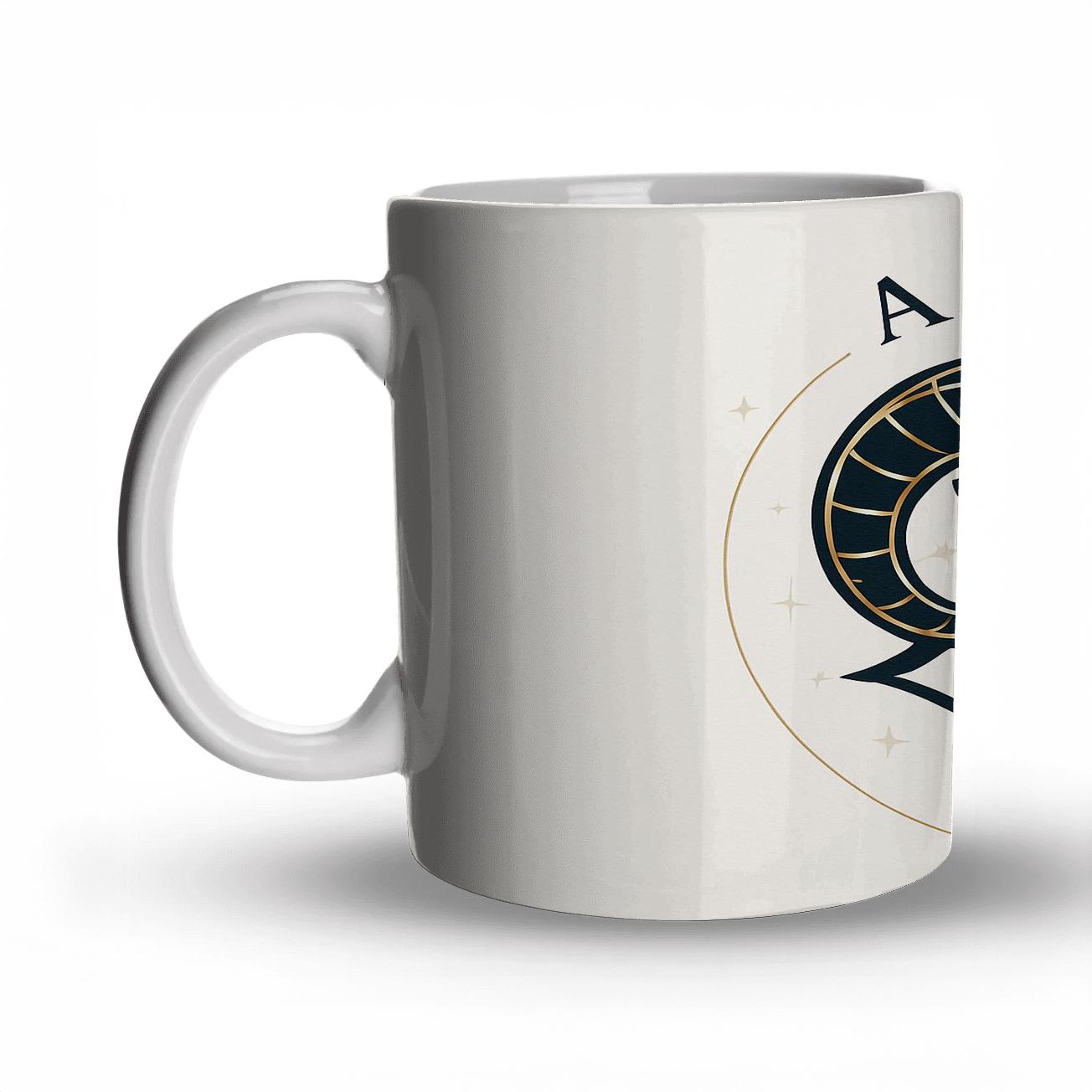 Aries Elegant Ram personalized mugs