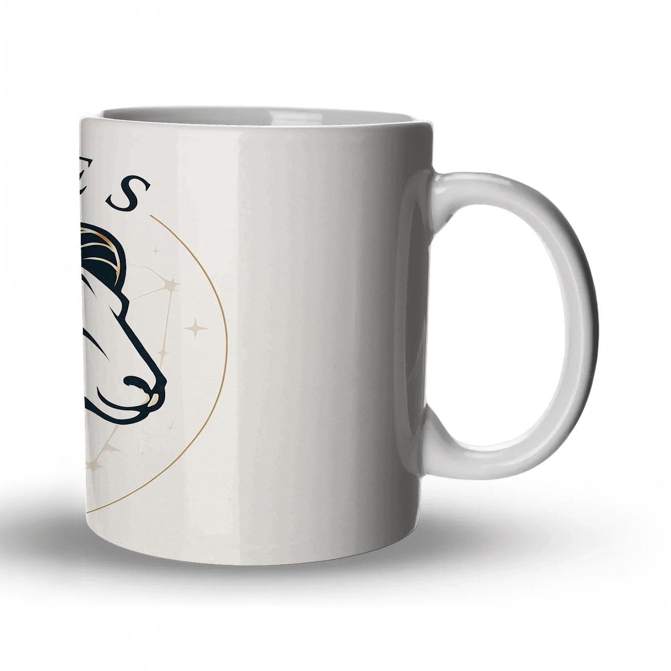 Aries Elegant Ram personalized mugs